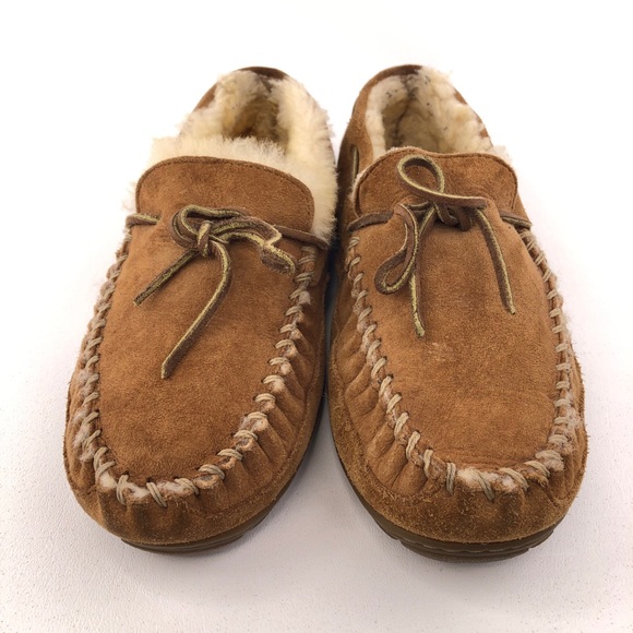 L.L. Bean Wicked Good Moccasins Slippers 9 W - Picture 4 of 14